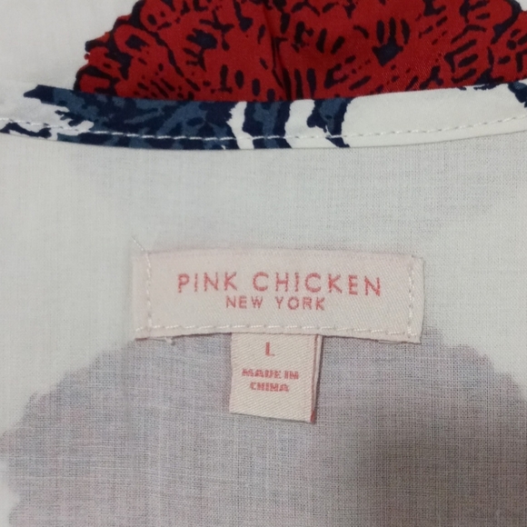 🌺HTF Pink Chicken🌺 - Indira Cotton Dress - Picture 3 of 16